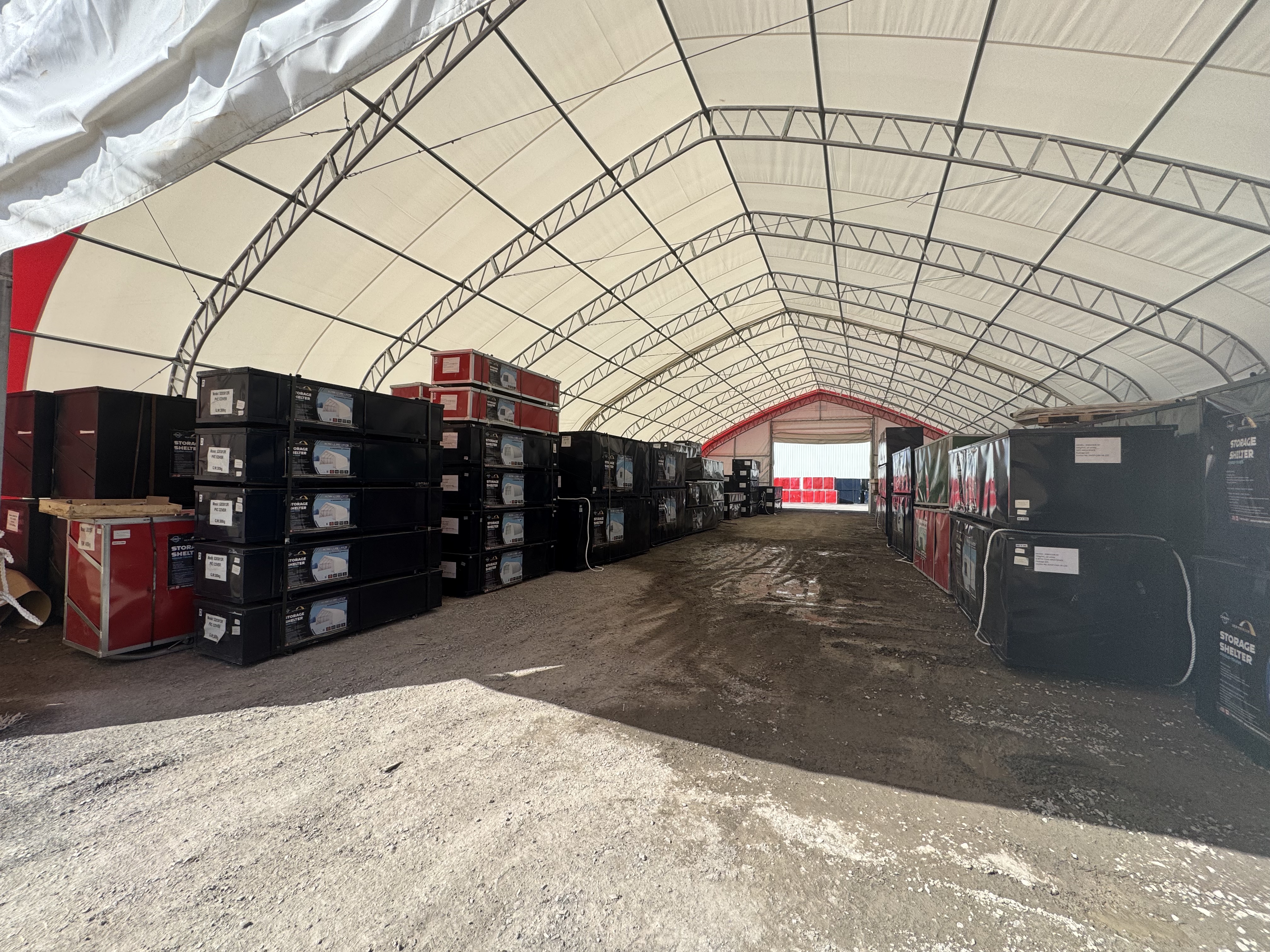 Yard-Side Storage Setup