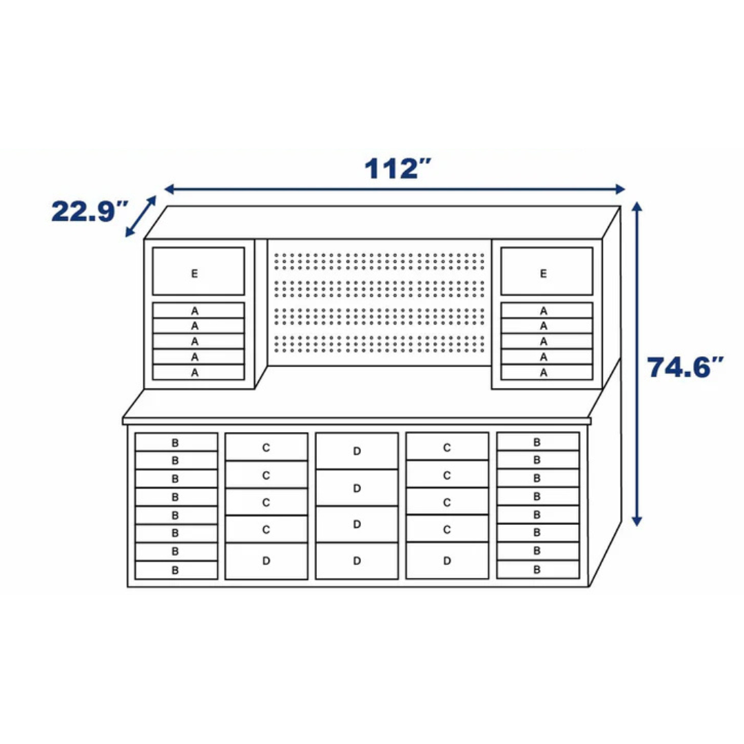 Steelman Cabinet Pegboard